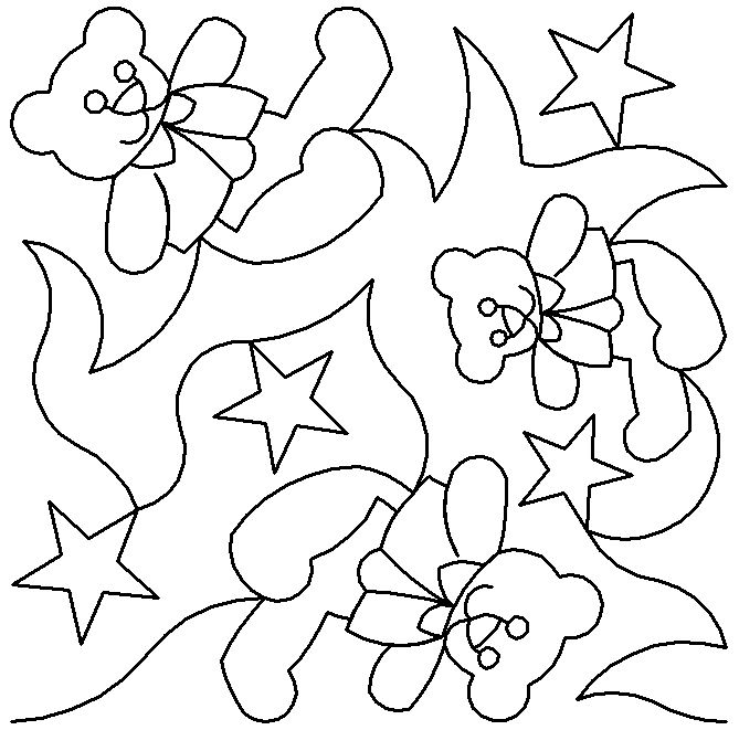 Teddy Bears Stars Designs by Vickie-image